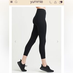 YUMMIE gloria 7/8 ankle shaping legging - cotton stretch size S